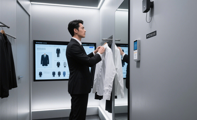 Application of RFID integrated reader in data acquisition of fitting room