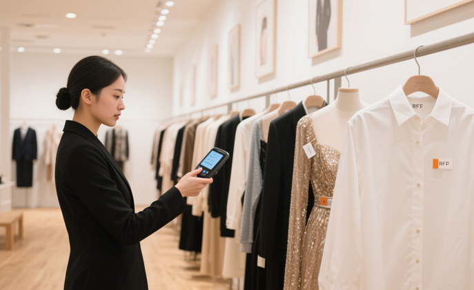 The application of RFID technology in the management of sample clothes for matching bloggers